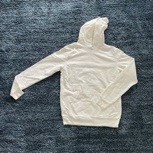 White hoodie sweatshirt